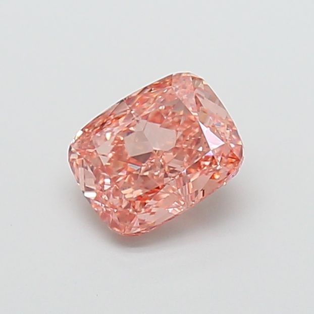 1.58 CT Fancy Vivid Brownish Pink CUSHION MODIFIED