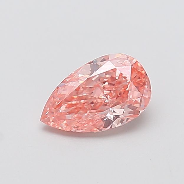 1.02 CT Fancy Vivid Orangey Pink PEAR