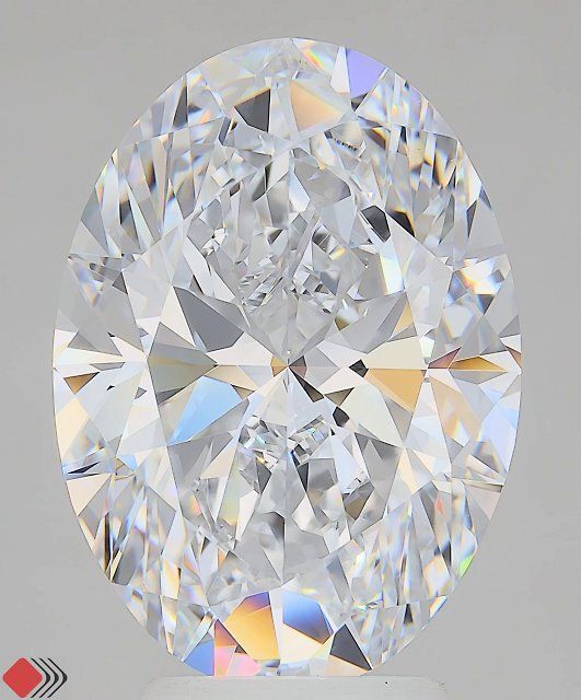 5.01 ct. oval Lab Grown Diamond front image