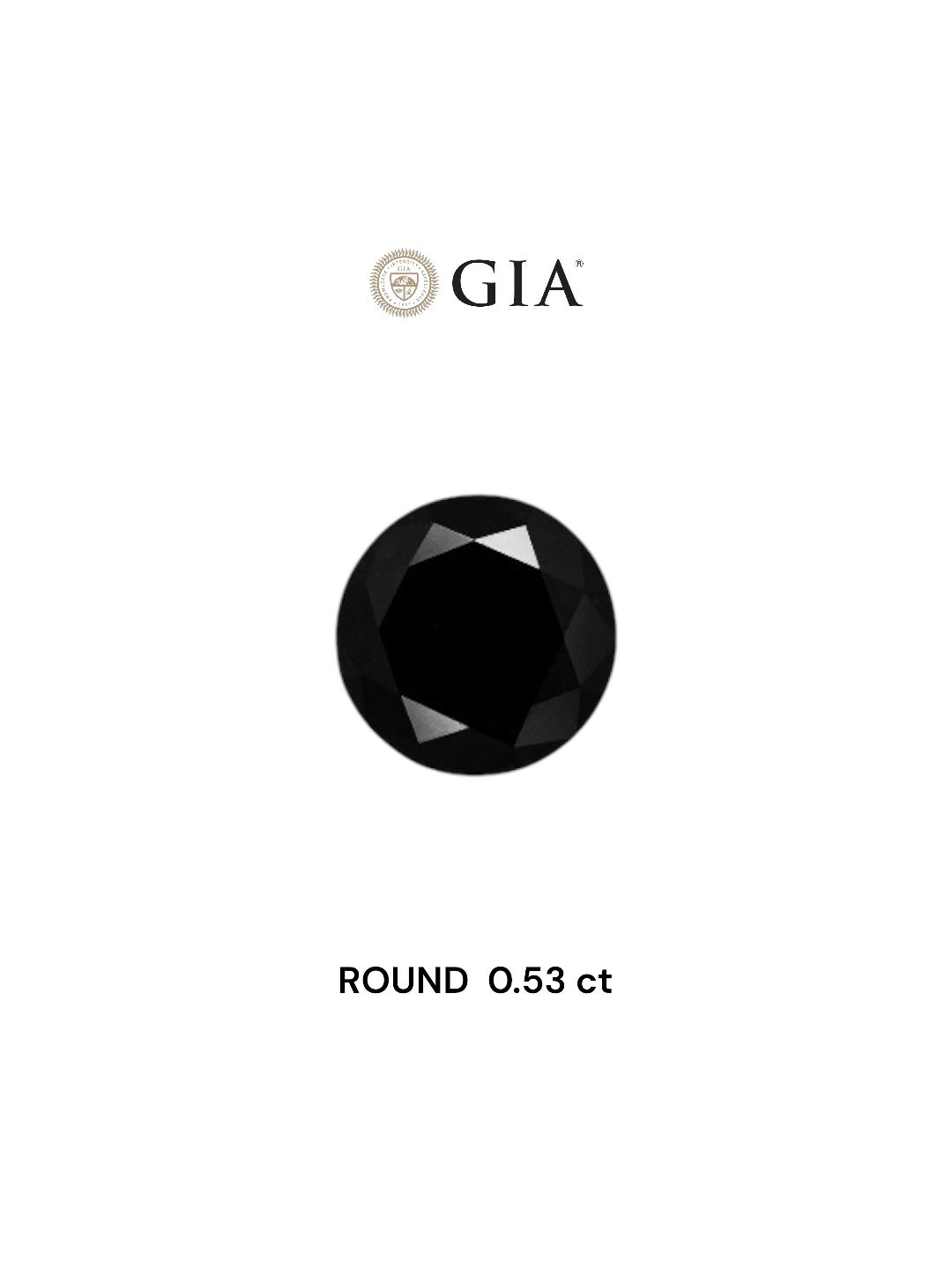 0.53 ct Round diamond