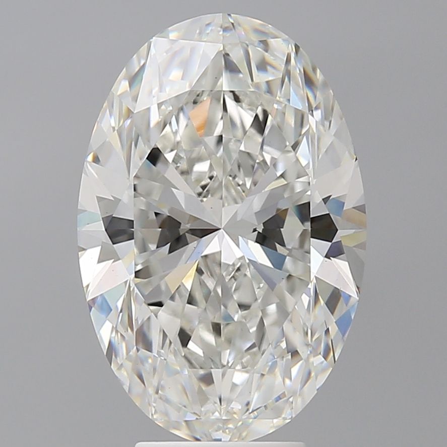 6.09 ct. oval Lab Grown Diamond front image