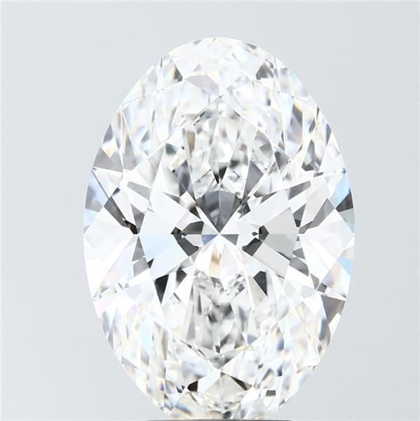 6.02 ct. oval Lab Grown Diamond front image