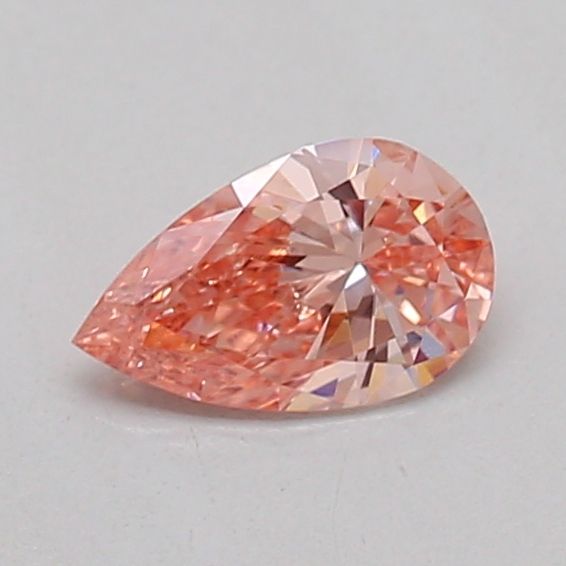 0.22 CT Fancy Vivid Brownish Pink PEAR