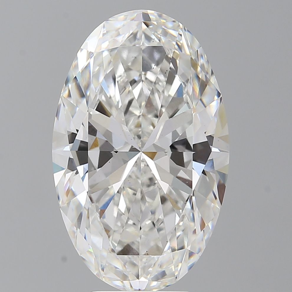 7.56 ct. oval Lab Grown Diamond front image