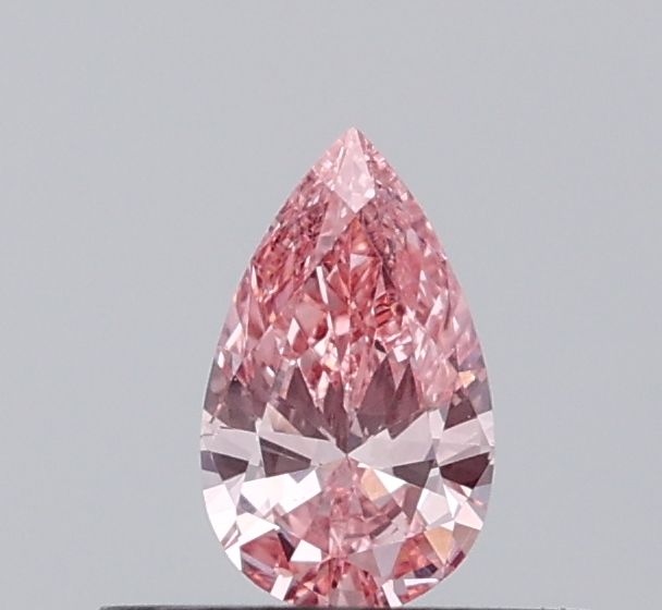 0.25 CT Fancy Vivid Brownish Pink PEAR