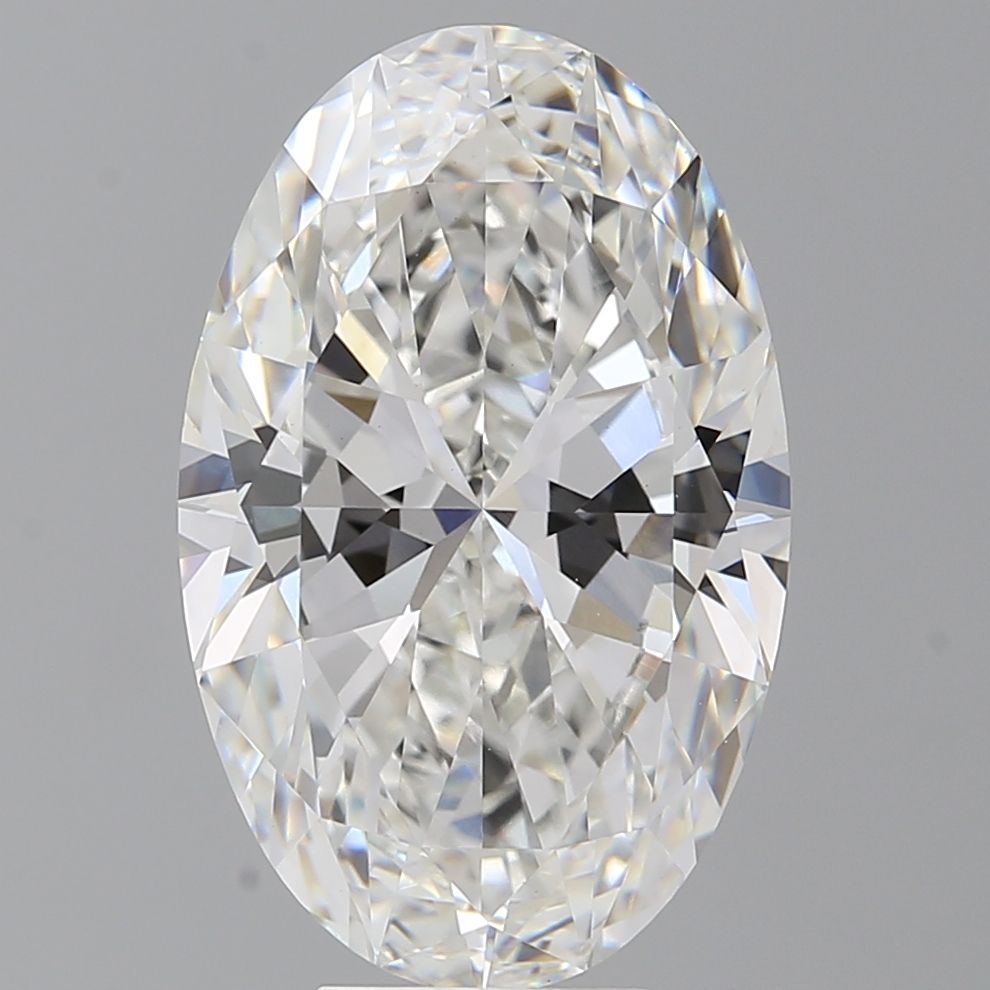 7.54 ct. oval Lab Grown Diamond front image