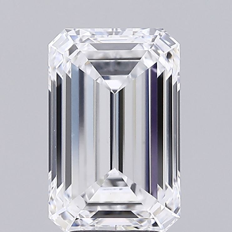 4.10 ct. emerald Lab Grown Diamond front image