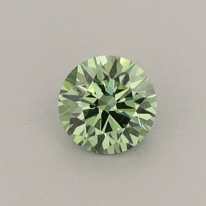 0.38 CT Fancy Vivid Green ROUND