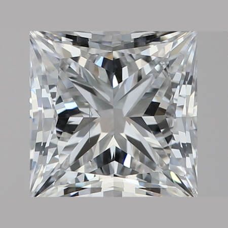 1.31 ct. princess Lab Grown Diamond front image