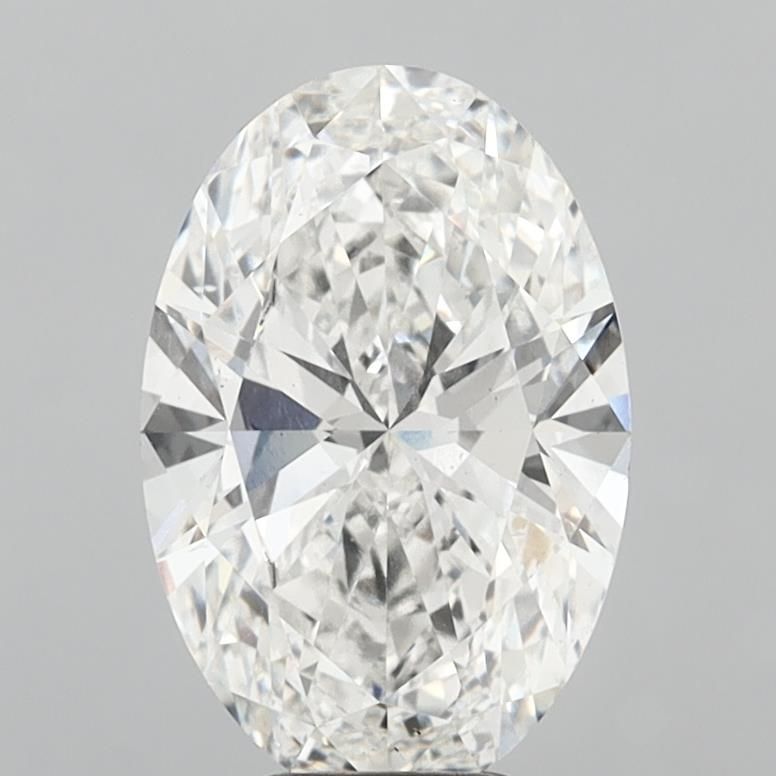 6.03 ct. oval Lab Grown Diamond front image