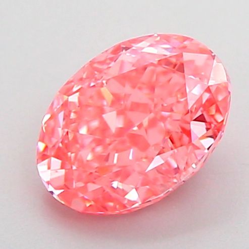 1.05 CT Fancy Vivid Pink OVAL