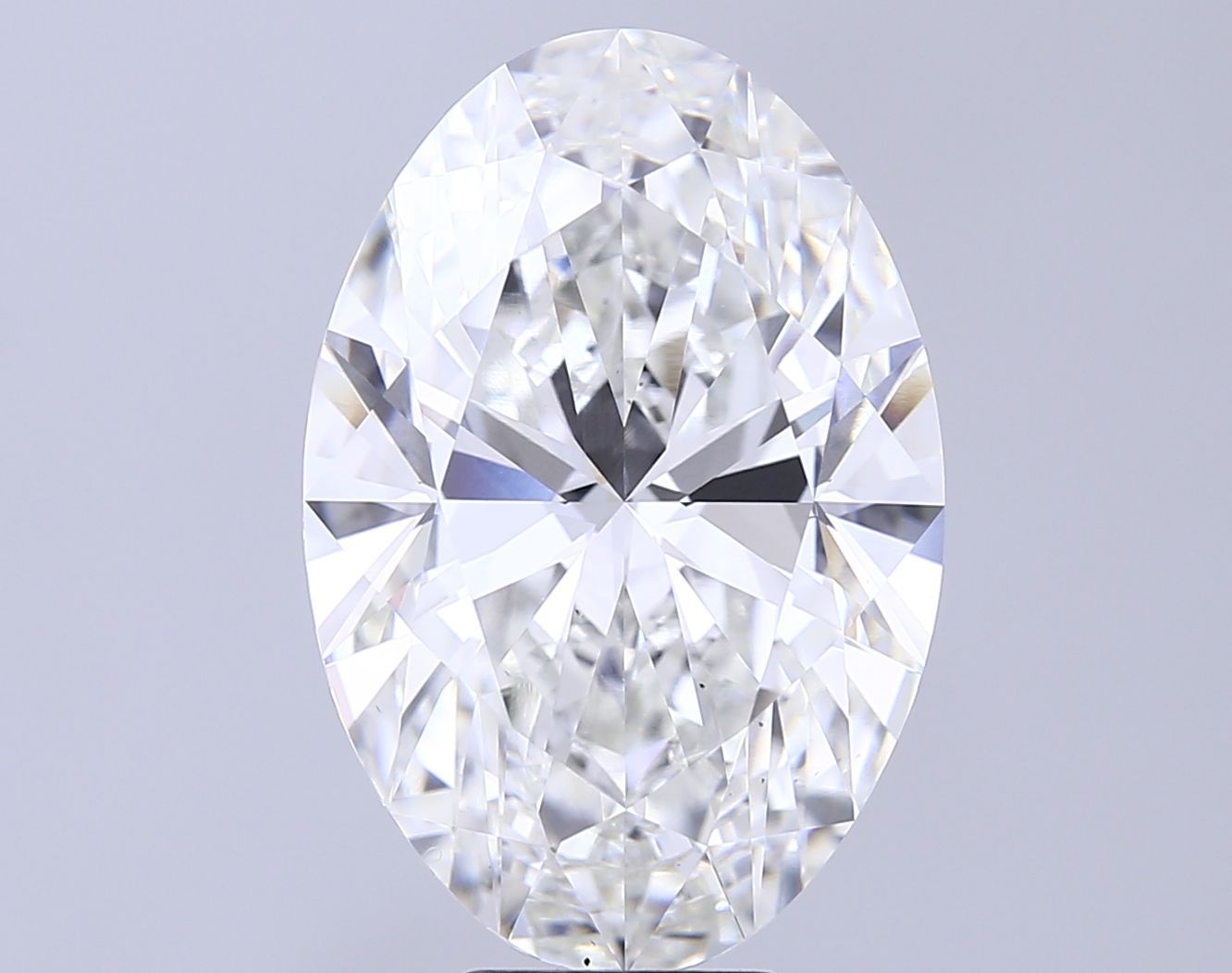 10.62 ct. oval Lab Grown Diamond front image