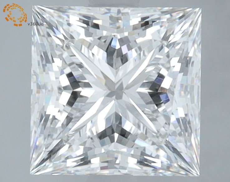 2.60 ct. princess Lab Grown Diamond front image