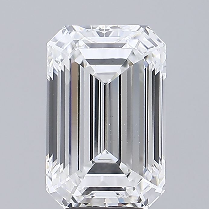 3.71 ct. emerald Lab Grown Diamond front image