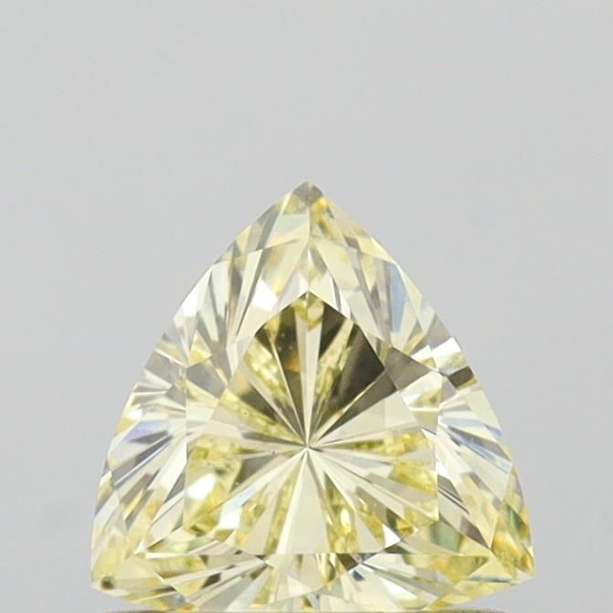 0.54 CT Fancy Light Yellow TRIANGULAR