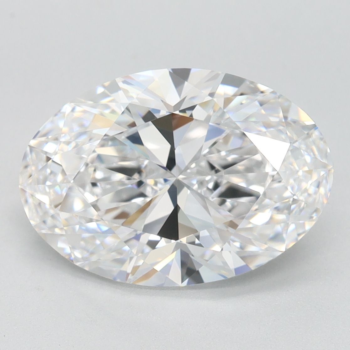 3.14 ct. oval Lab Grown Diamond front image