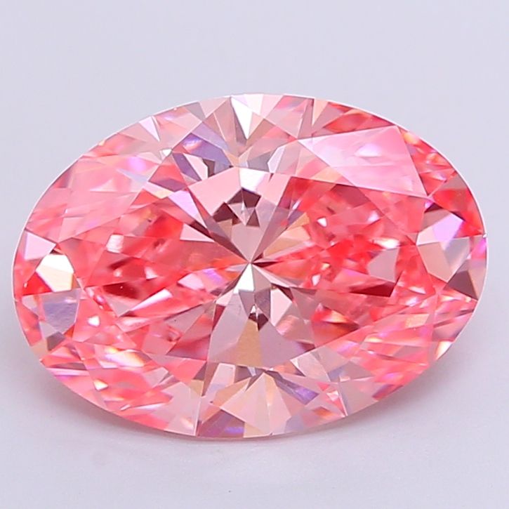 3.71 ct. oval Lab Grown Diamond front image