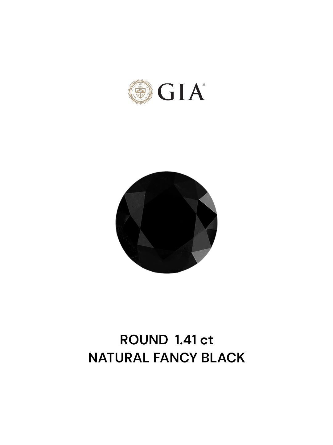 1.41 ct Round diamond
