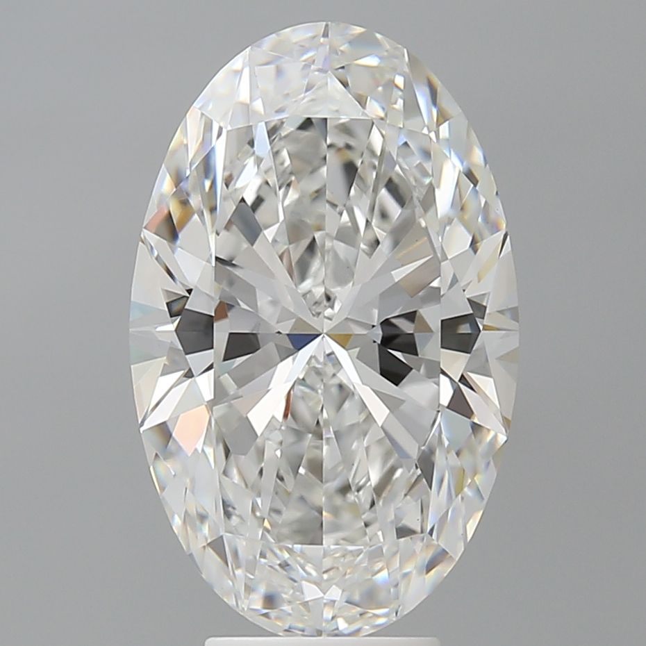 6.08 ct. oval Lab Grown Diamond front image