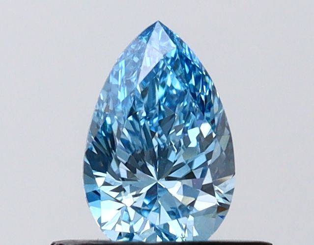 0.57 CT Fancy Vivid Blue PEAR