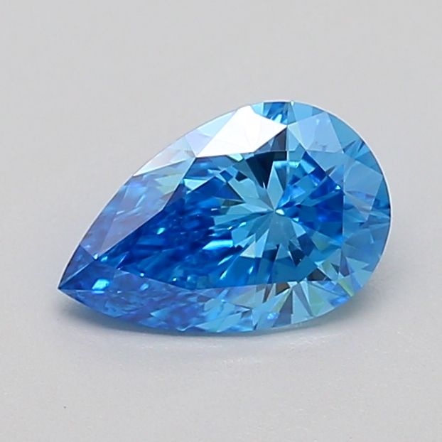 0.78 CT Fancy Vivid Blue PEAR