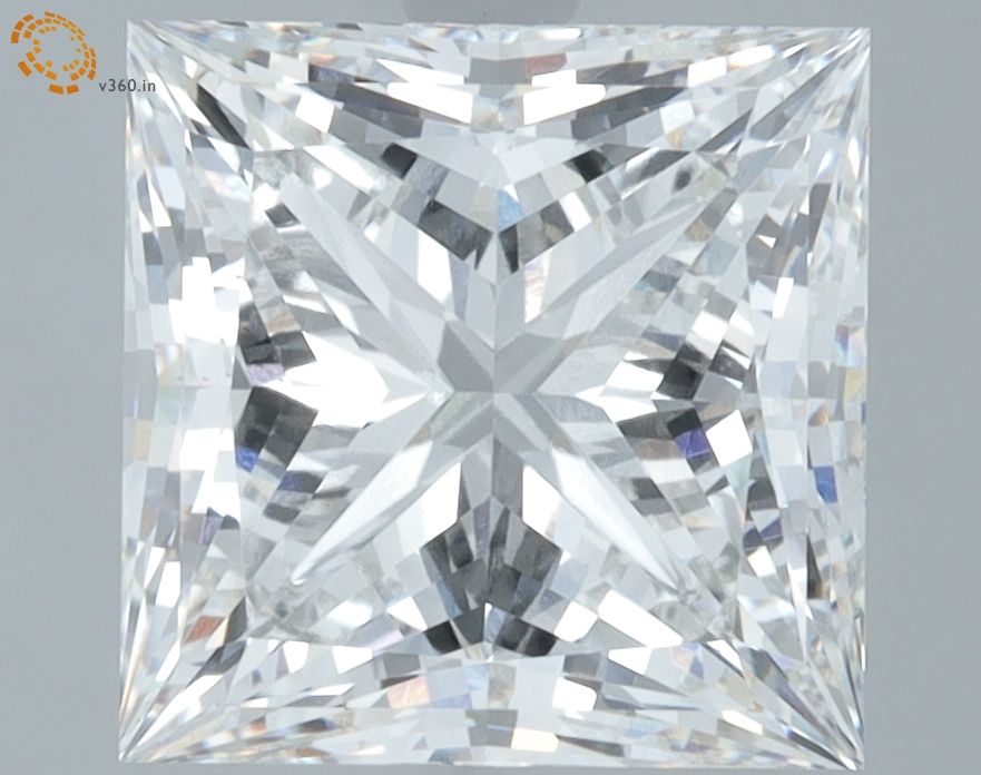 4.73 ct. princess Lab Grown Diamond front image