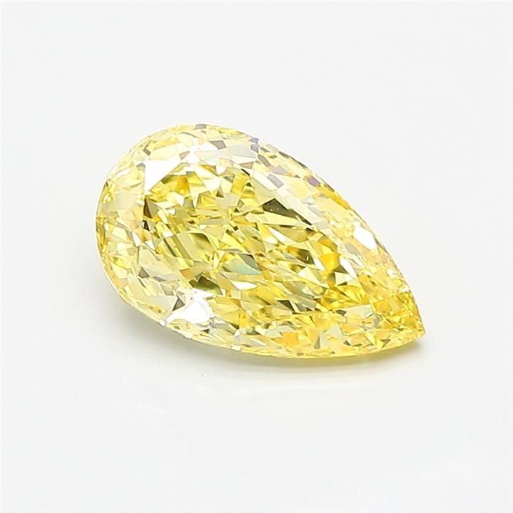 1.62 CT Fancy Intense Yellow PEAR