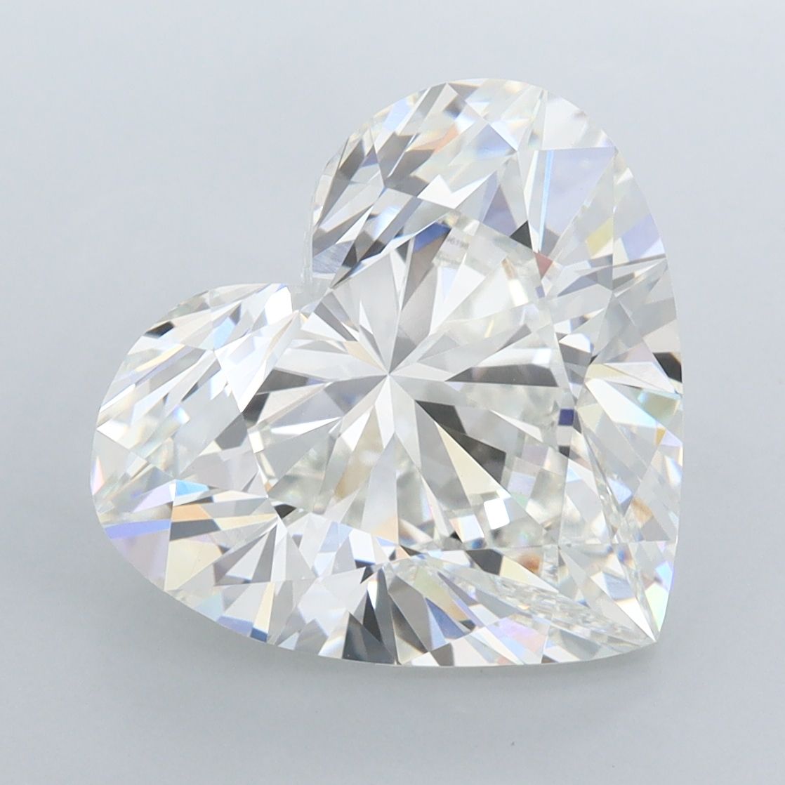 6.54 ct. heart Lab Grown Diamond front image