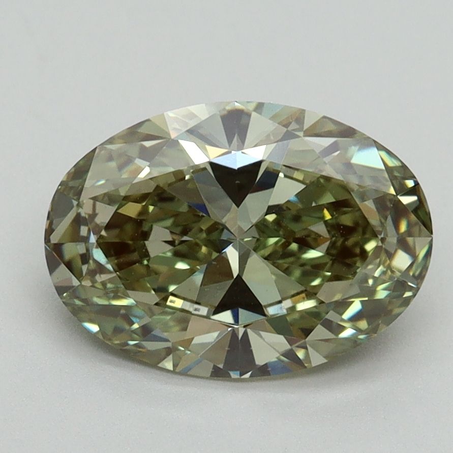 2.01 ct. oval Lab Grown Diamond front image