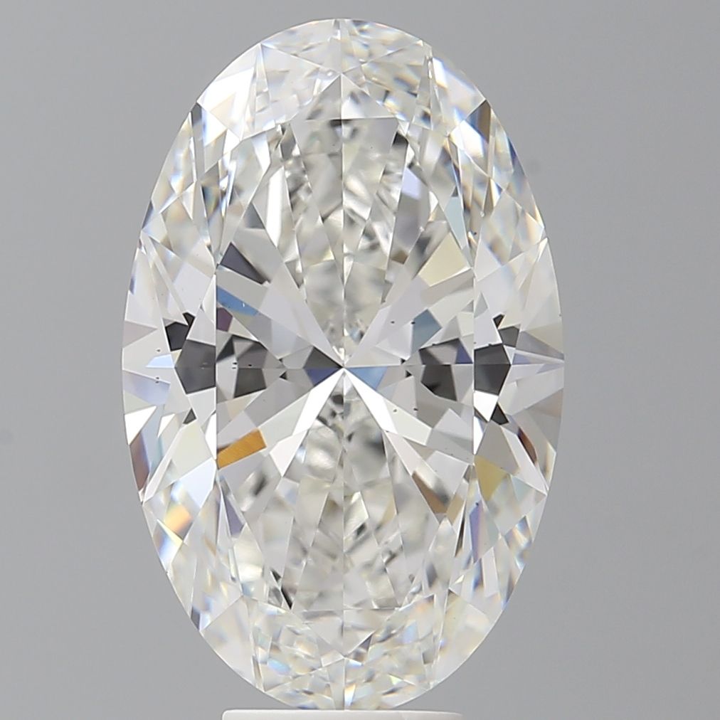 8.10 ct. oval Lab Grown Diamond front image