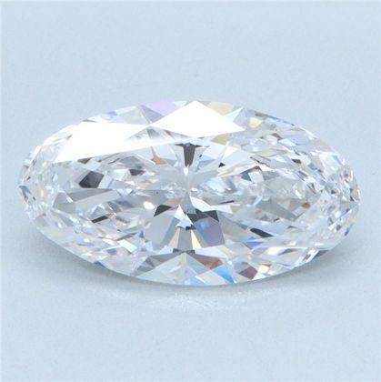 1.56 ct. oval Lab Grown Diamond front image