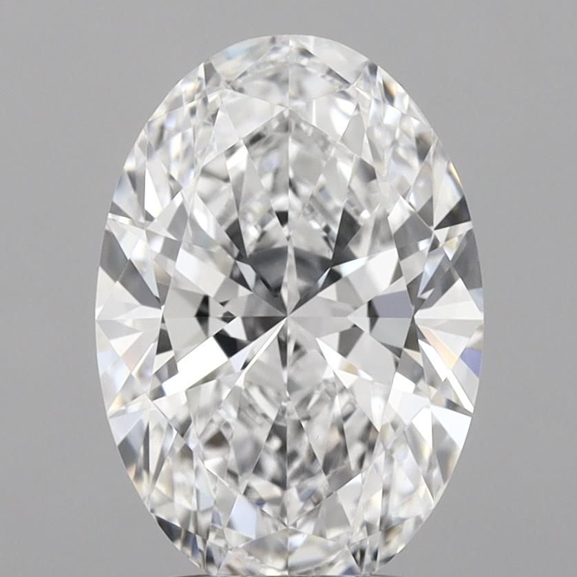 1.92 ct. oval Lab Grown Diamond front image
