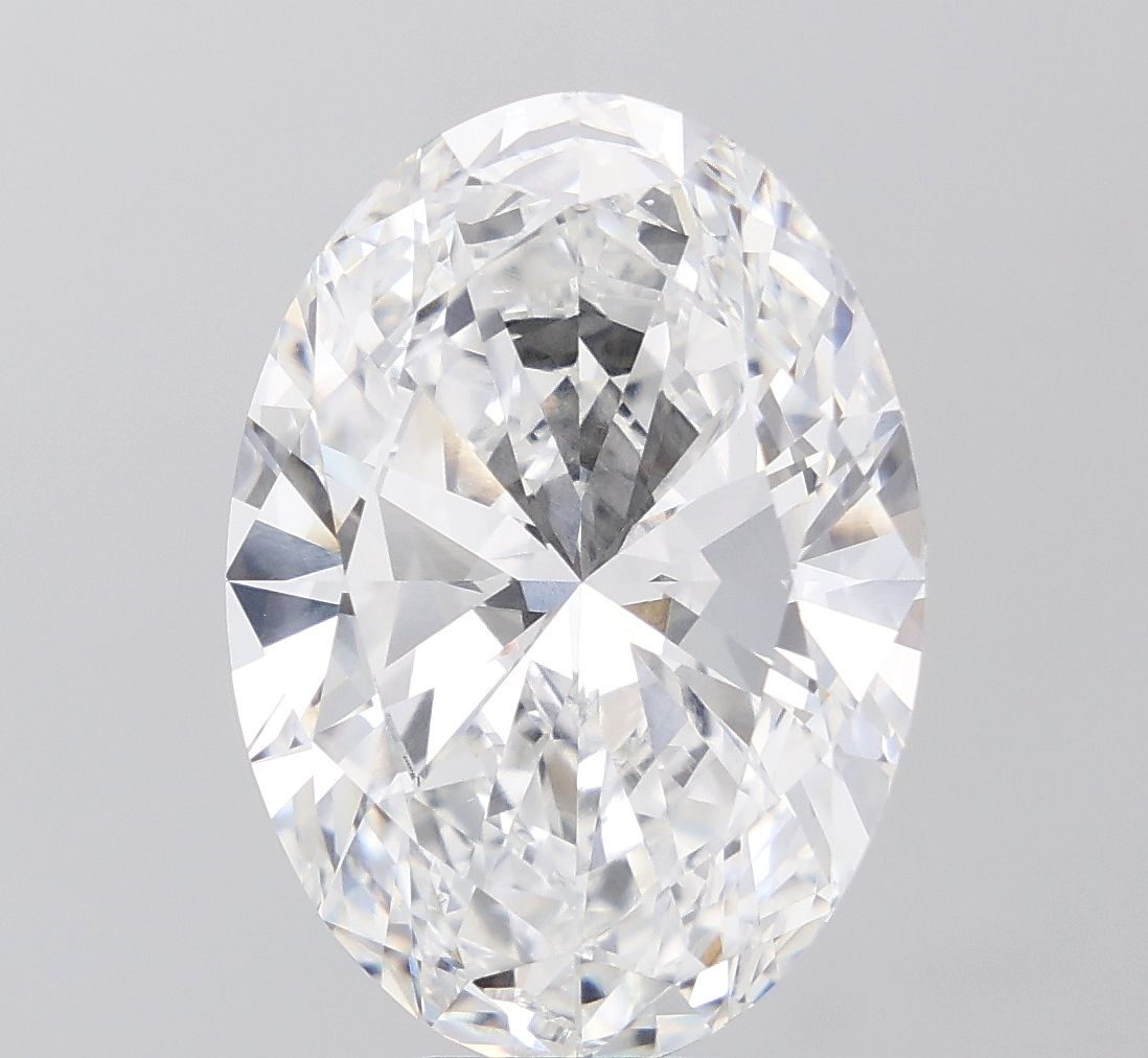 7.02 ct. oval Lab Grown Diamond front image