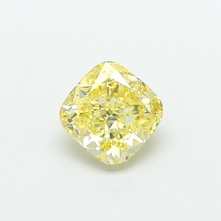 1.53 CT Fancy Yellow CUSHION MODIFIED