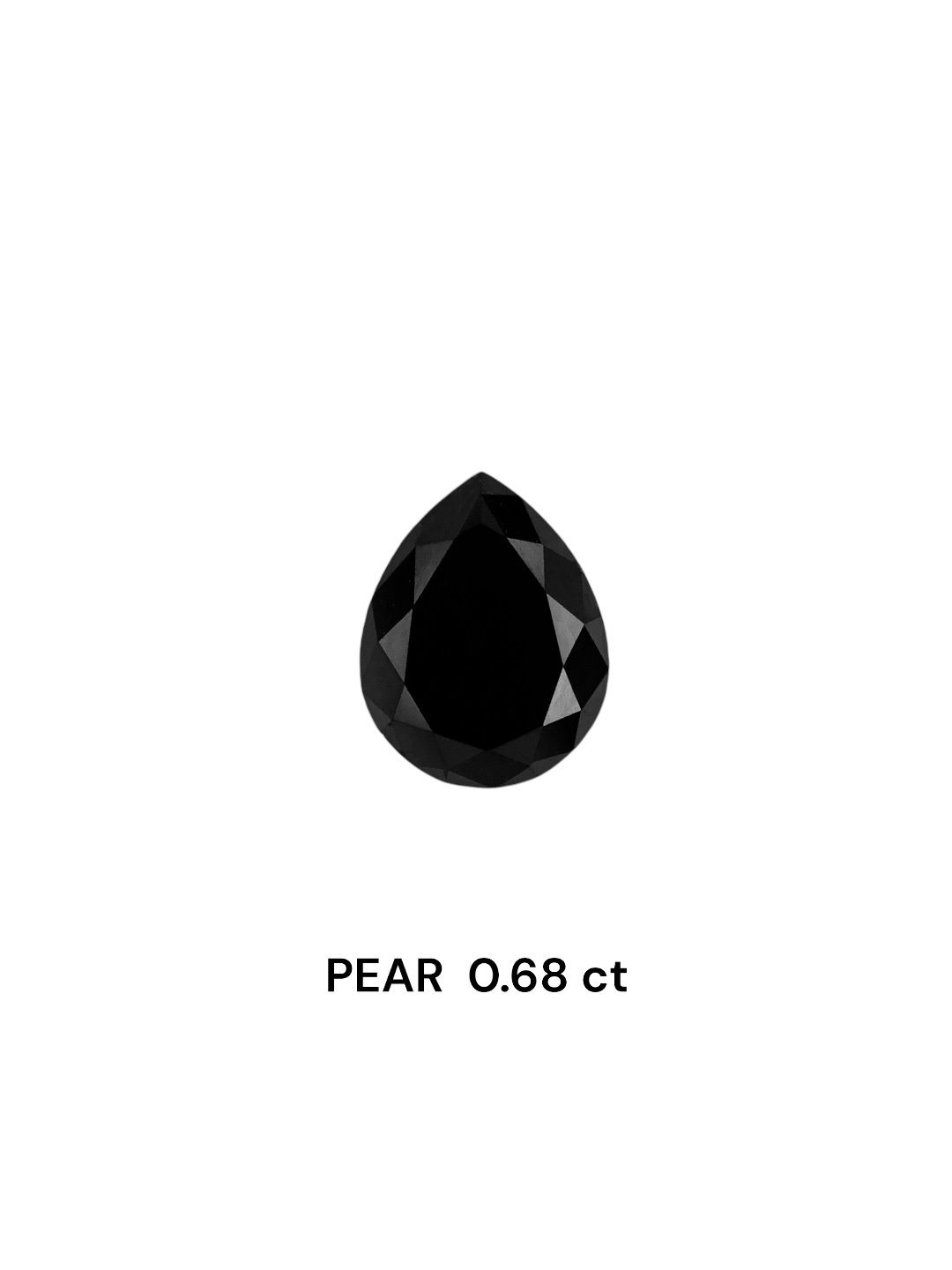 Diament 0.68 ct Fancy Black/VVS2
