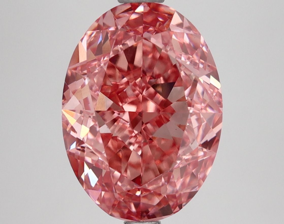 5.13 ct. oval Lab Grown Diamond front image