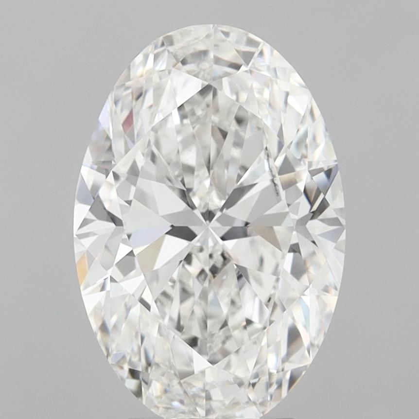 5.50 ct. oval Lab Grown Diamond front image