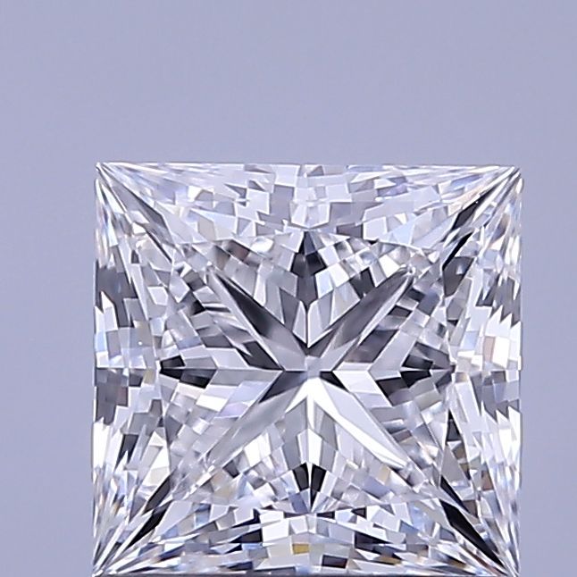 1.29 ct lab-grown Princess Diamond