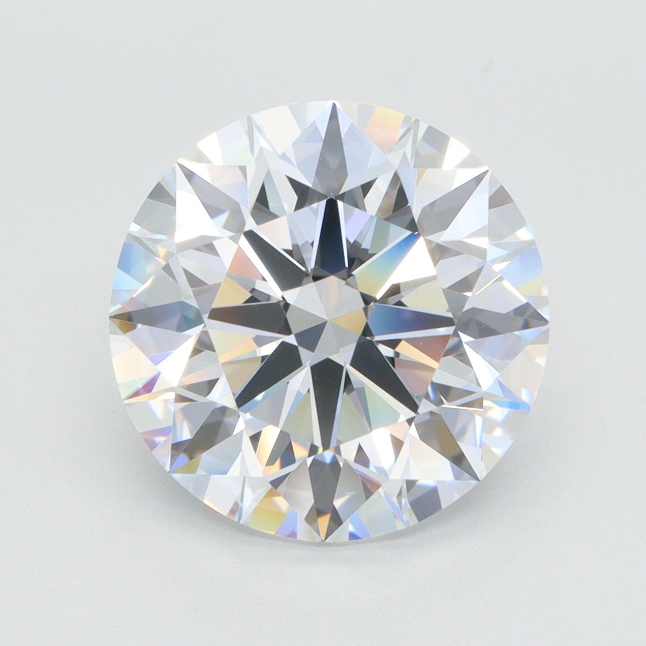 6.10 ct. round Lab Grown Diamond front image