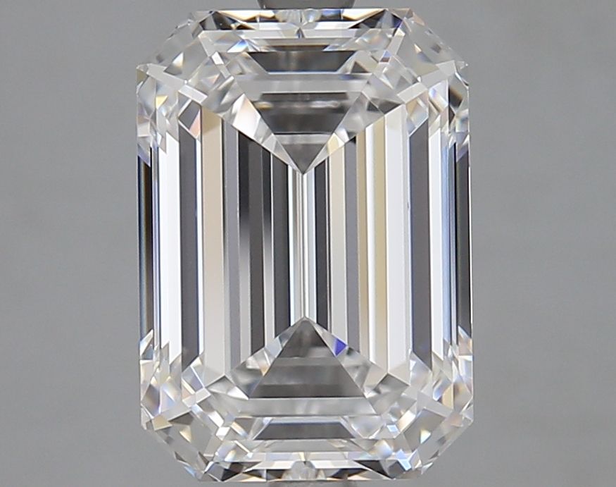 Diamant Émeraude 4.14 ct - Couleur D - Pureté VVS1