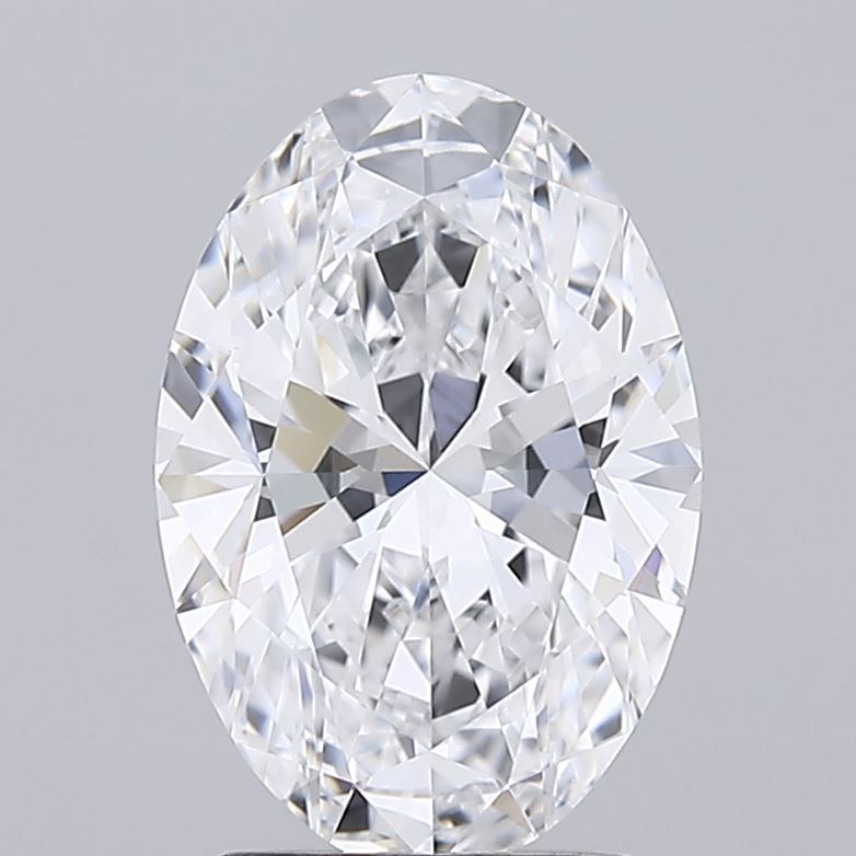 2.06 ct. oval Lab Grown Diamond front image