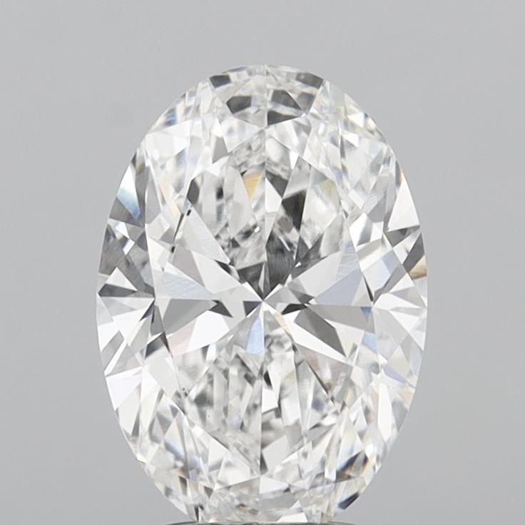 3.01 ct. oval Lab Grown Diamond front image