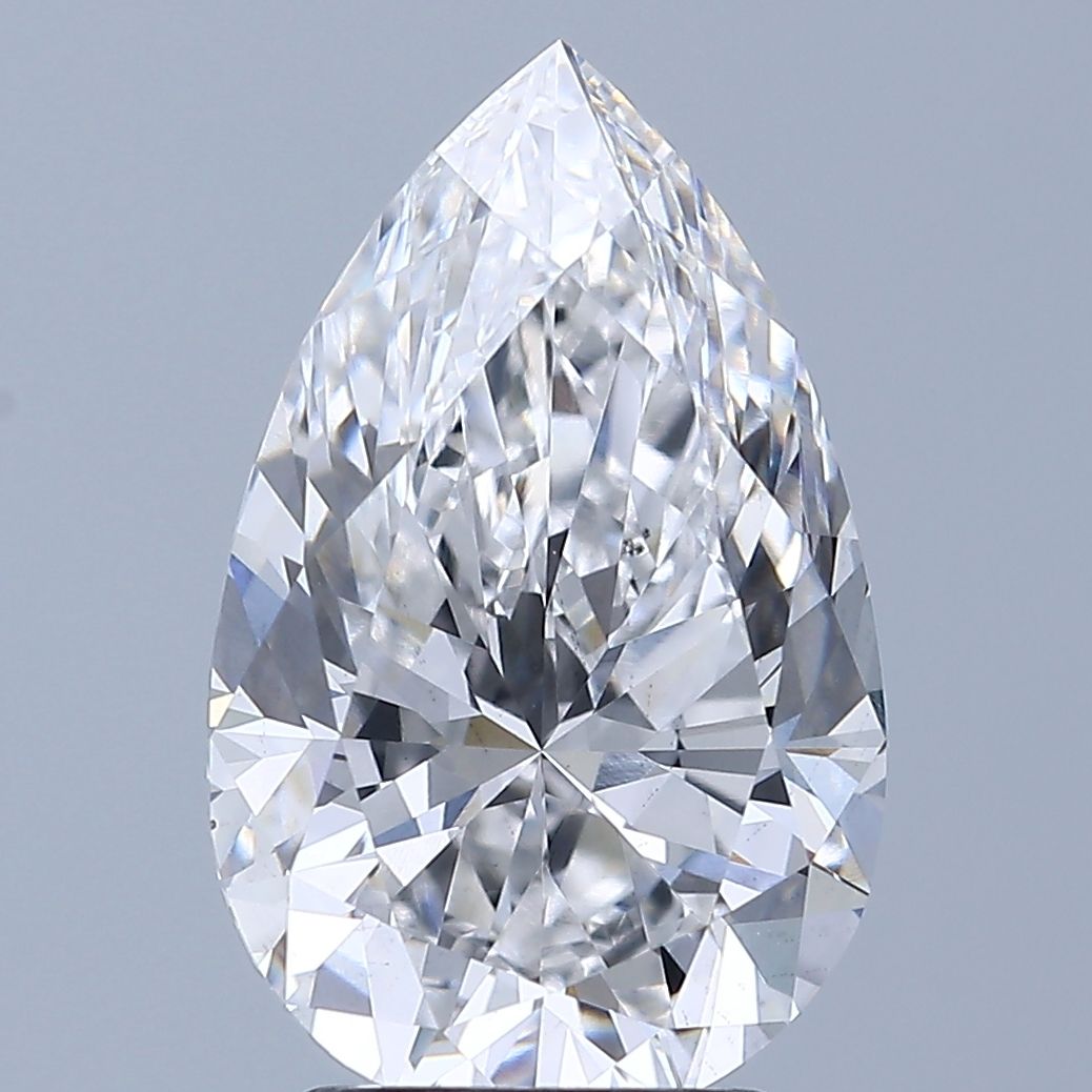 3.02 carat e VS2 EX Cut IGI pear diamond