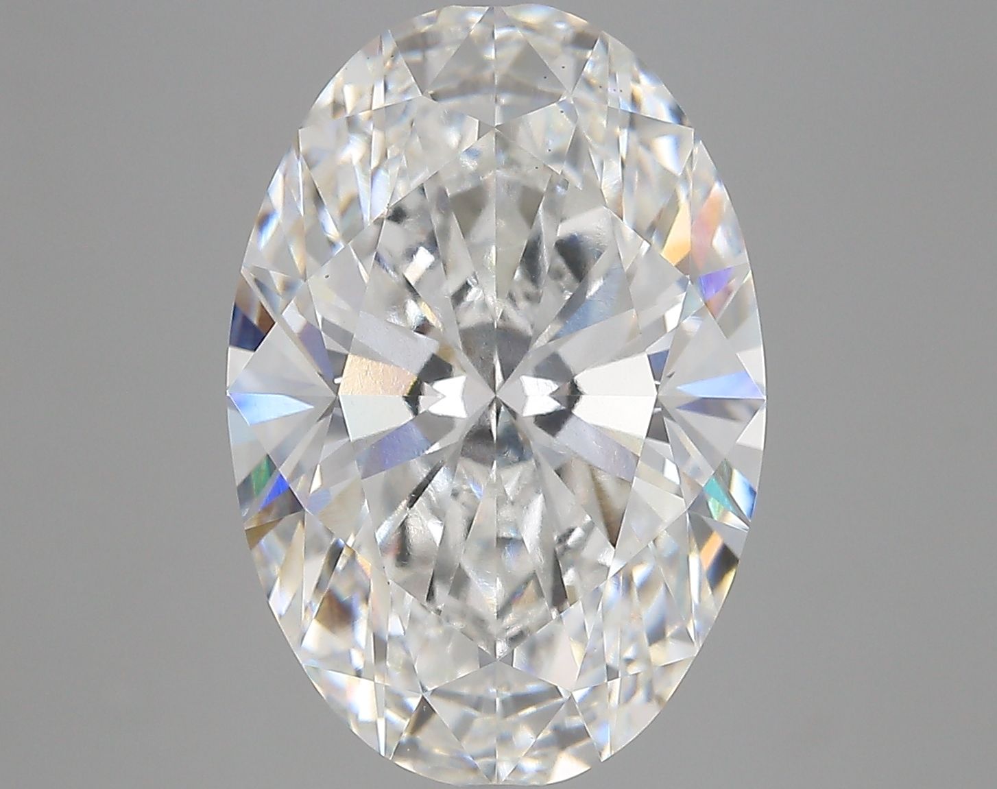 8.08 ct. oval Lab Grown Diamond front image