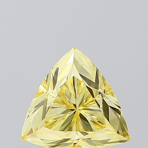 1.09 CT Fancy Intense Yellow TRIANGULAR
