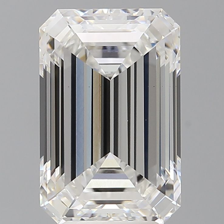5.55 ct. emerald Lab Grown Diamond front image