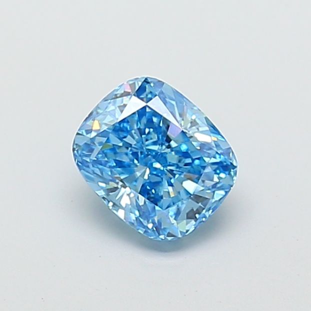 1.57 CT Fancy Vivid Blue CUSHION MODIFIED