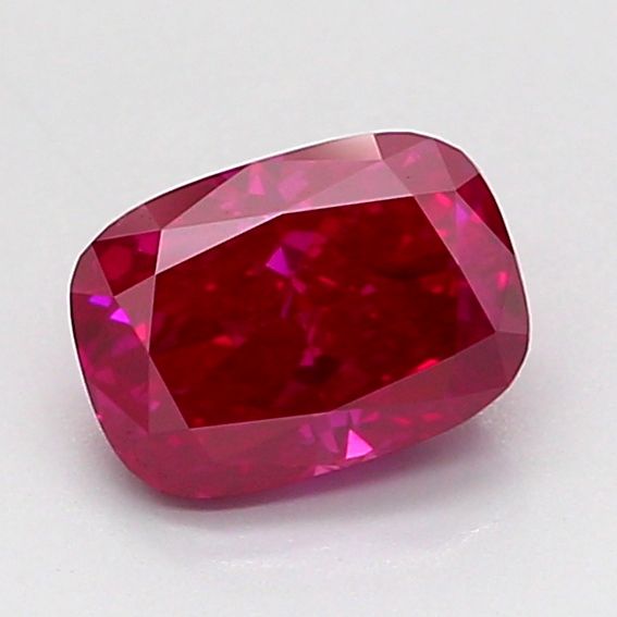 0.97 CT Fancy Vivid Pink CUSHION MODIFIED