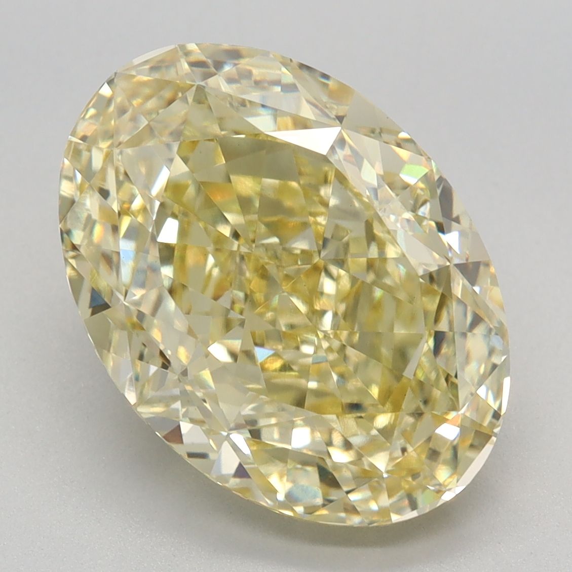 5.28 ct. oval Lab Grown Diamond front image