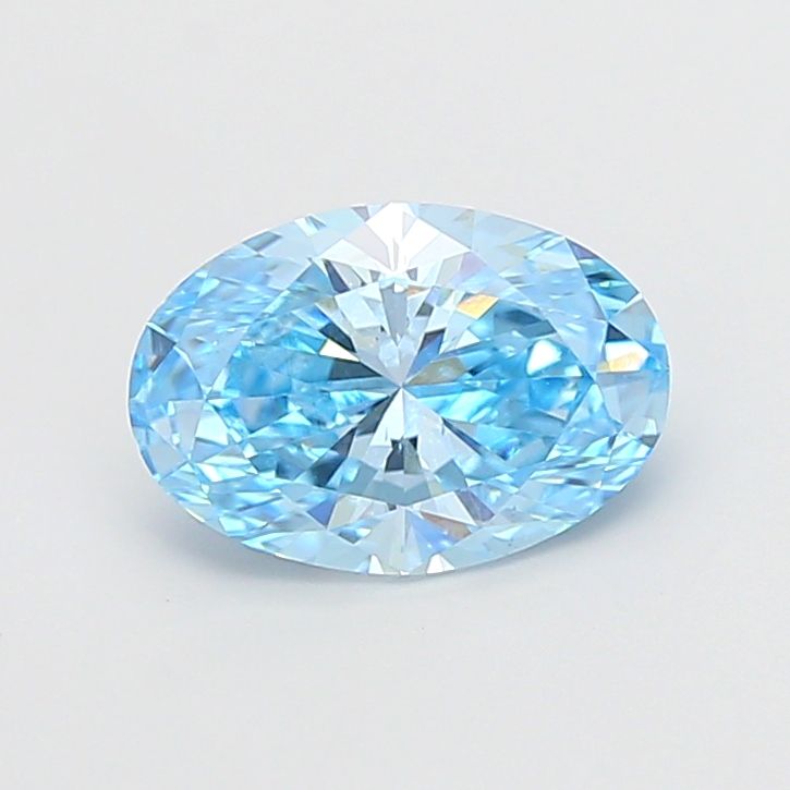 2.02 CT Fancy Vivid Blue OVAL